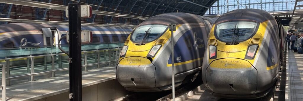 Mit dem zug nach London